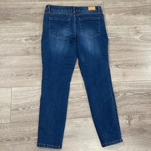 Tahari Kelly Mid Rise Skinny Denim Jeans 12/31 - Picture 15 of 16